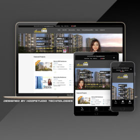 property agent website design service and portfolio