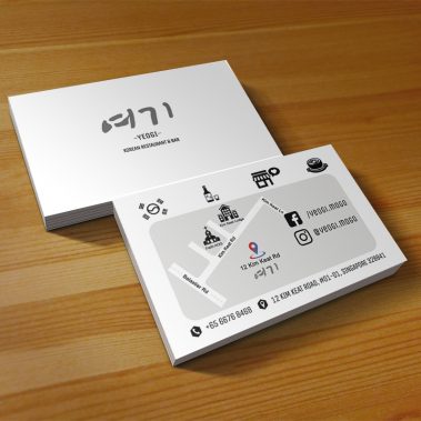 business card design showcase Oct 2018