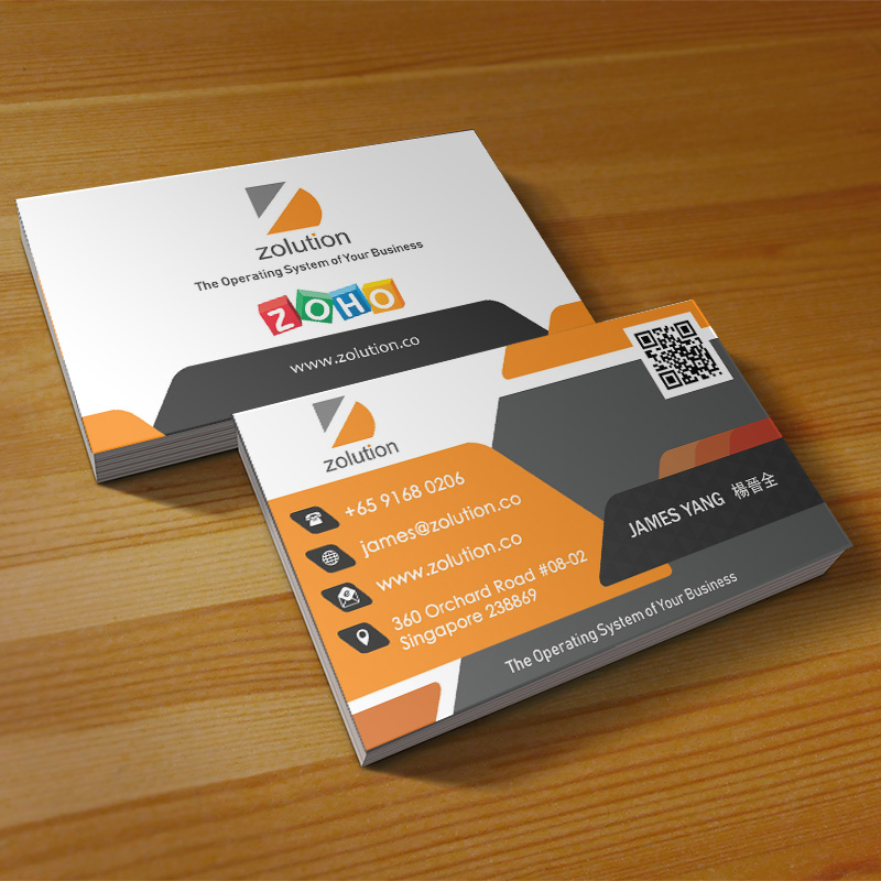 Business card design service showcase Oct 2018