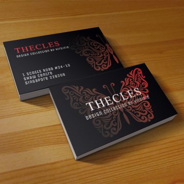 Business card design service showcase Oct 2018